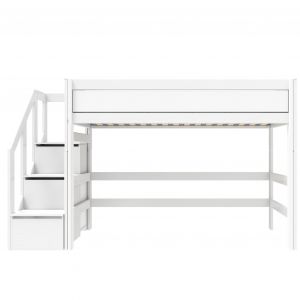 Lifetime Hoogslaper H:152 Met Trapkast / Luxe L.