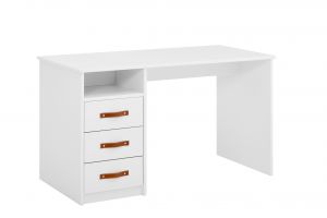 4230 CK BUREAU MET 3 LADEN LADEN ZIJN LINKS GEPLAATST,INCL 3 LEREN GREPEN