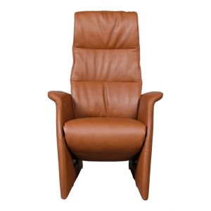 Relaxfauteuil Twilla 151 L Leder Oasis 150 cognac, 3-motorig met accu, rug: hoog