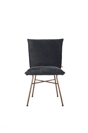 Sanne_diningchair_without_arm_copper_frame_Aurula_Black_front.jpg