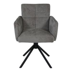 Armstoel Cortano Stof Movie 84 Clay(Taupe), Poot: Auto-Return Metaal Zwart