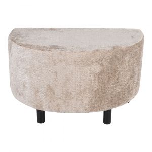 Hocker Brazilio stof Sheep klnr. 01, poten: beuken zwart