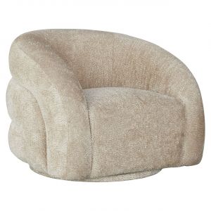 S5145 Draaifauteuil Arcus Stof Be Lovely 170 Beige H71xB89xD89 cm