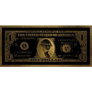 Mondiart Schilderij Dollar Washington