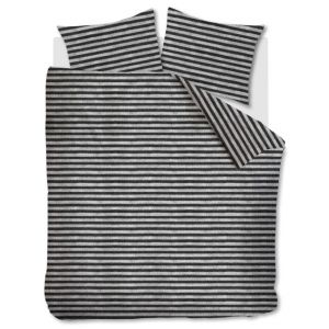 Ariadne Dekbedovertrek Knit Stripes Bl/Wh 240x200