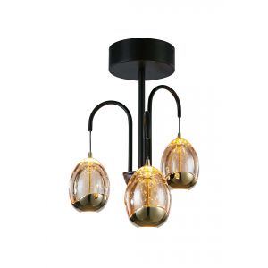 Highlight Plafondlamp Golden Egg Zwart/Goud