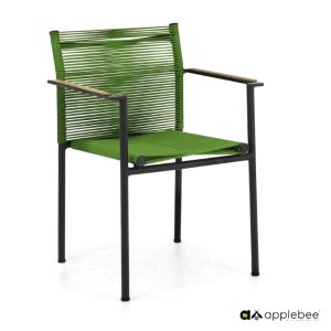 70000597 Dining Chair Jakarta Olive Alu Rope 10103892