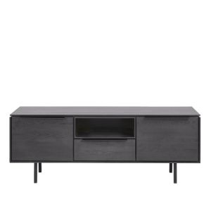 Nero tv-meubel klein 2 drs, 1 la, 1 ov noir decor