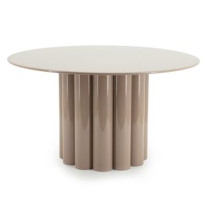 230203 Coffee table Olympa Metaal old pink H35xØ63cm