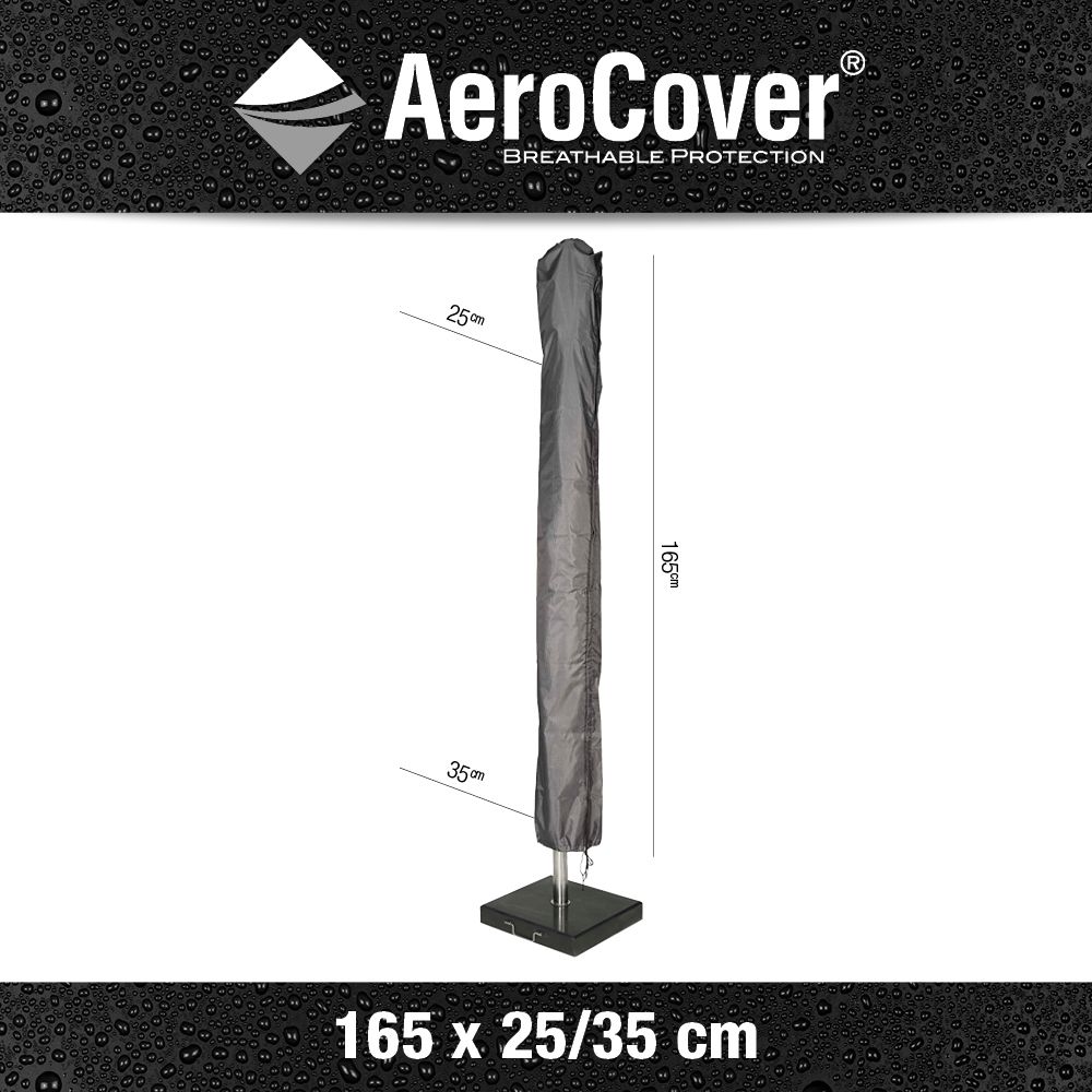 Aerocover Parasolhoes Antraciet 165x25/35