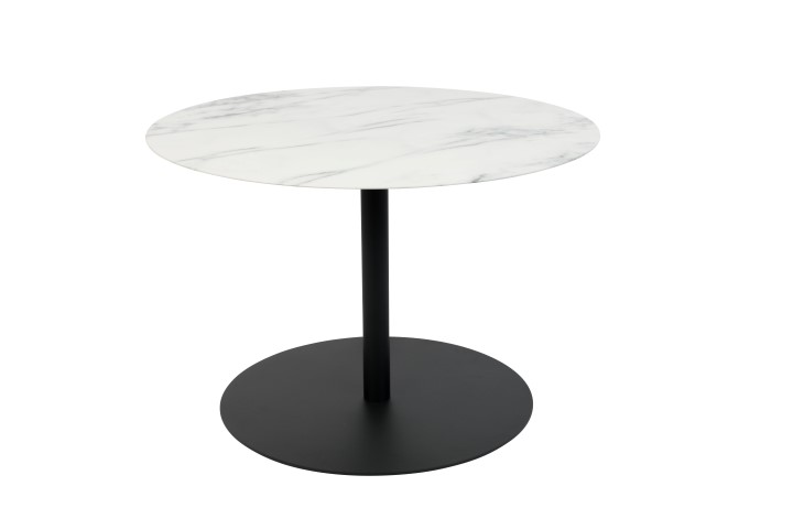 Zuiver Side Table Snow Marble Round