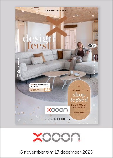 Folder Xooon bij Woonboulevard Poortvliet